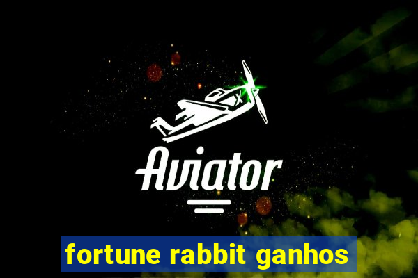 fortune rabbit ganhos