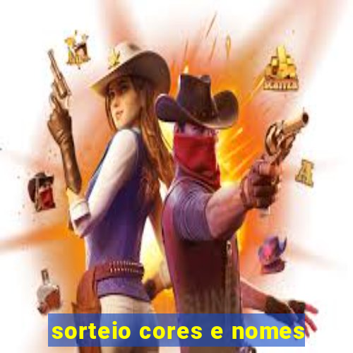 sorteio cores e nomes