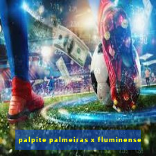 palpite palmeiras x fluminense