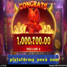 plataforma nova com bonus no cadastro