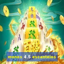 menos 4.5 escanteios