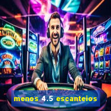 menos 4.5 escanteios