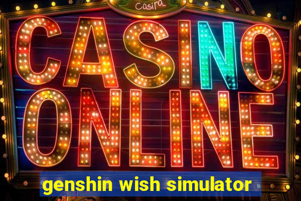 genshin wish simulator