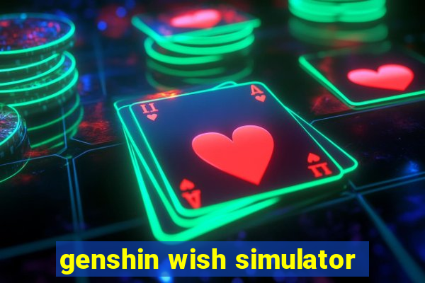 genshin wish simulator