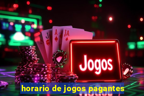 horario de jogos pagantes