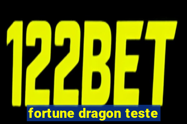 fortune dragon teste