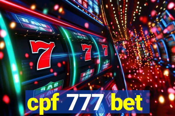 cpf 777 bet