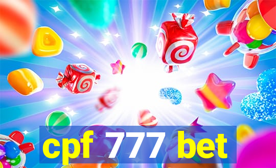 cpf 777 bet