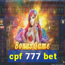 cpf 777 bet