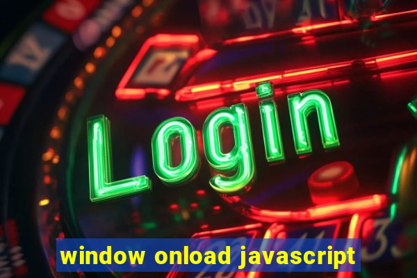 window onload javascript