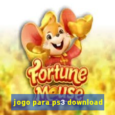 jogo para ps3 download