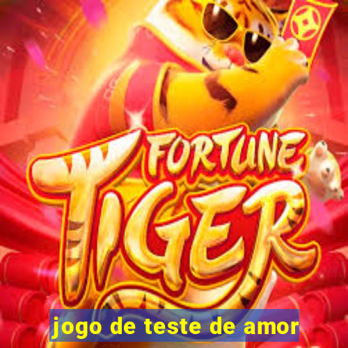 jogo de teste de amor