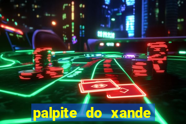 palpite do xande de hoje