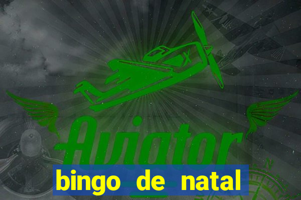 bingo de natal para imprimir gratis