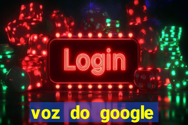 voz do google tradutor homem