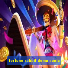 fortune rabbit demo sonic