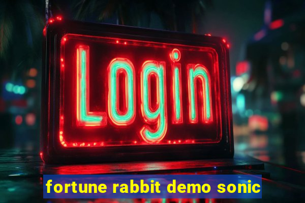 fortune rabbit demo sonic