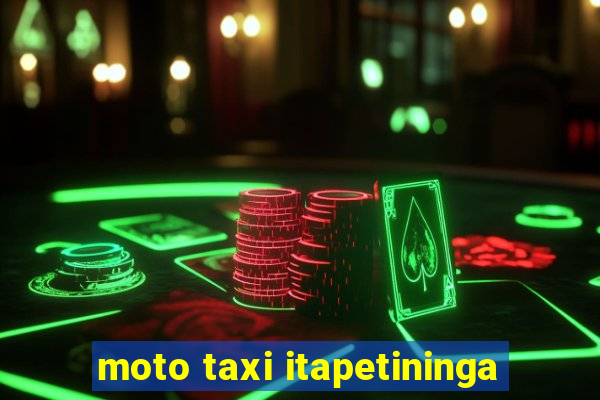 moto taxi itapetininga