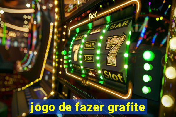 jogo de fazer grafite