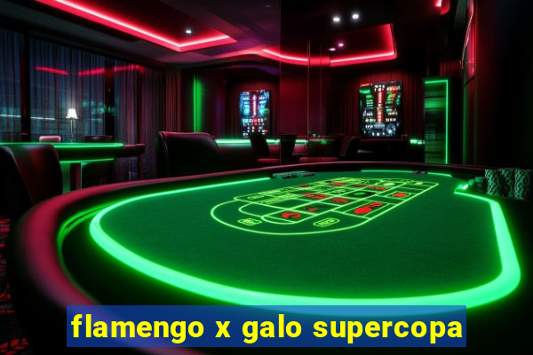 flamengo x galo supercopa