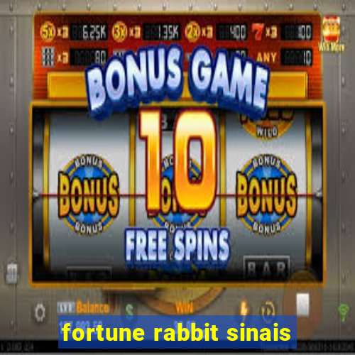 fortune rabbit sinais