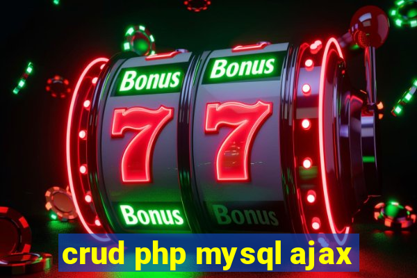 crud php mysql ajax