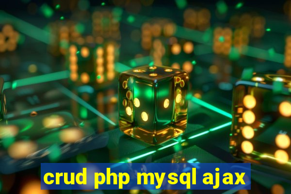 crud php mysql ajax