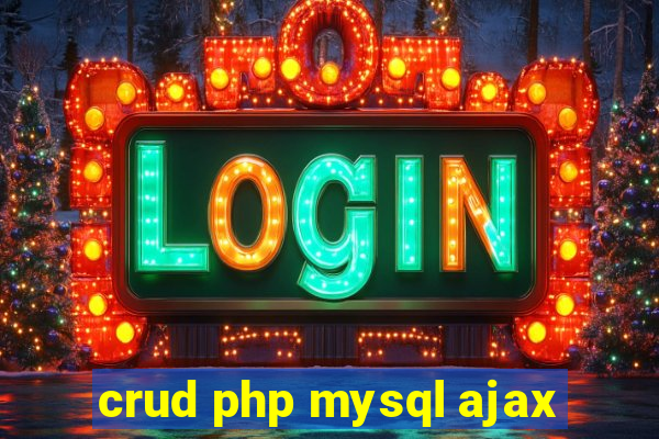 crud php mysql ajax