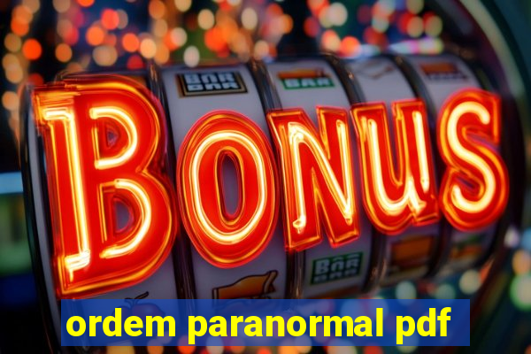 ordem paranormal pdf