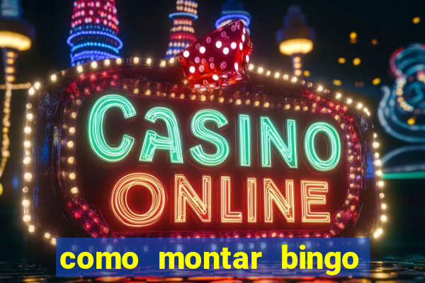 como montar bingo brinquedos toia