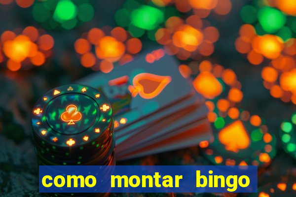 como montar bingo brinquedos toia