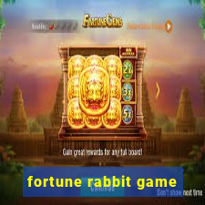 fortune rabbit game