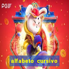 alfabeto cursivo para treinar caligrafia