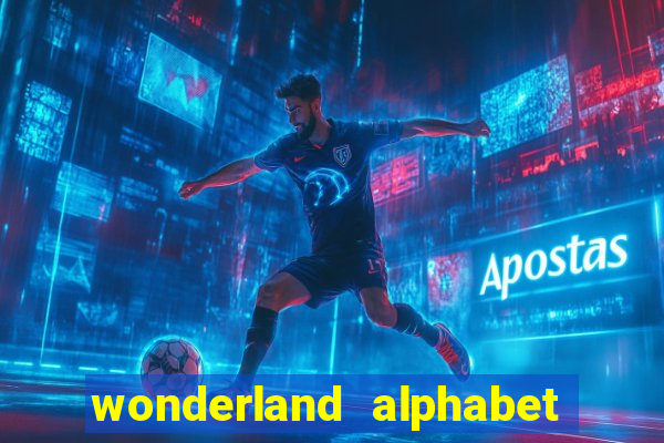 wonderland alphabet comic studio