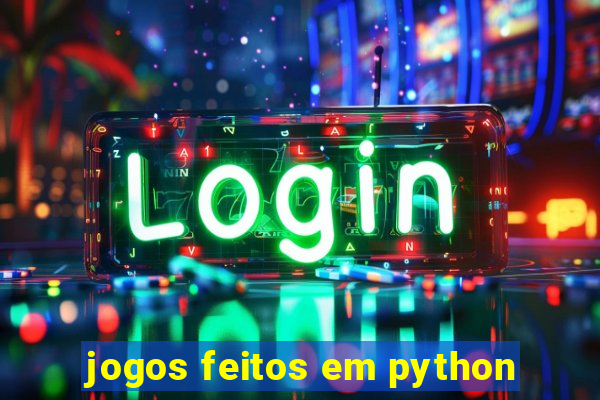 jogos feitos em python