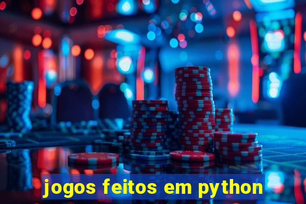 jogos feitos em python