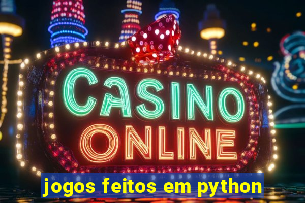 jogos feitos em python