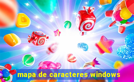 mapa de caracteres windows