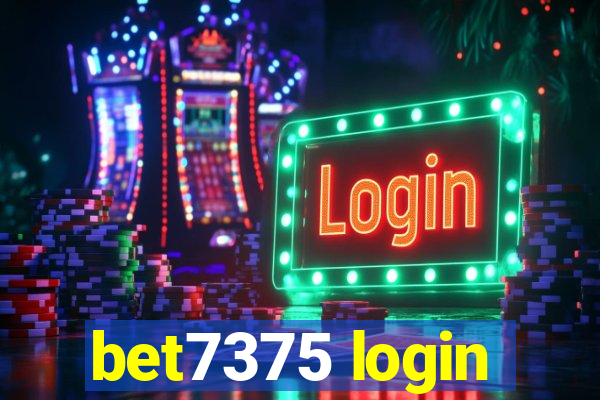 bet7375 login