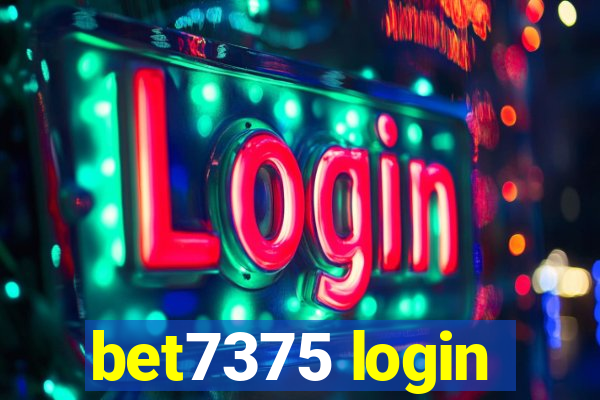 bet7375 login