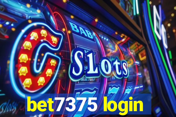 bet7375 login