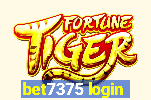 bet7375 login