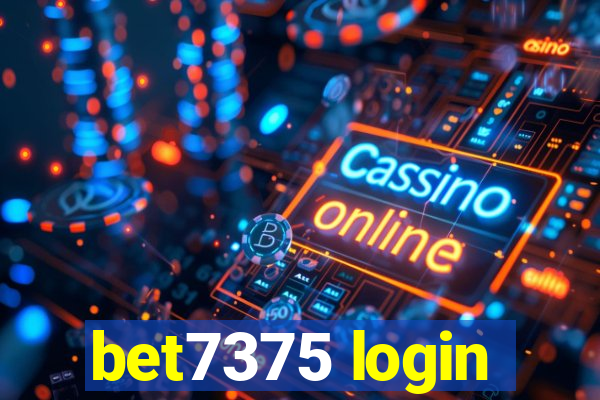 bet7375 login