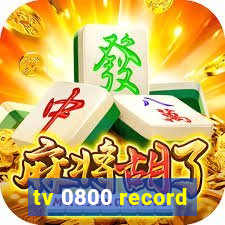 tv 0800 record