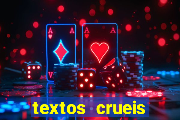 textos crueis demais pdf