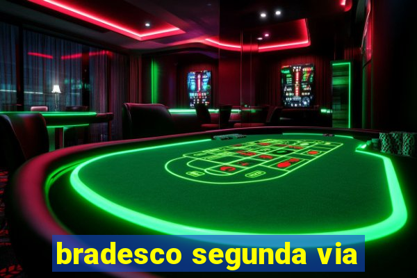 bradesco segunda via