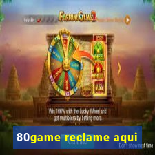 80game reclame aqui