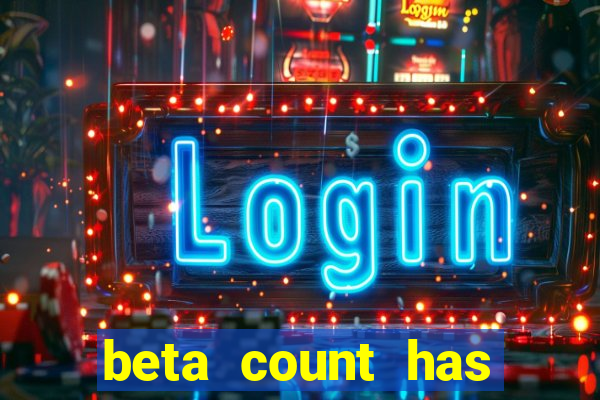 beta count has changed pt br