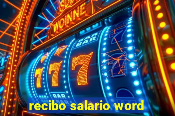 recibo salario word