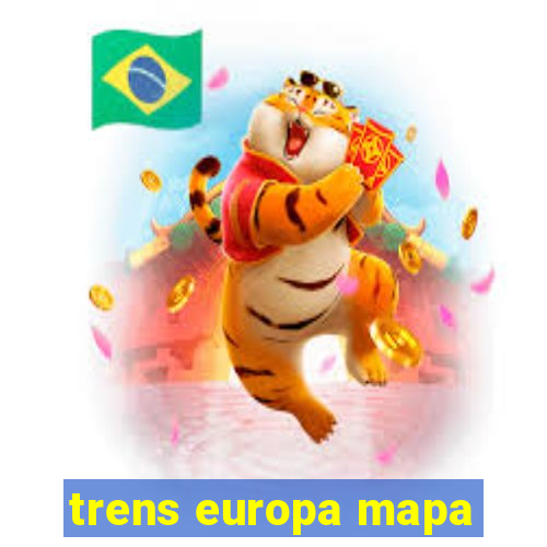 trens europa mapa